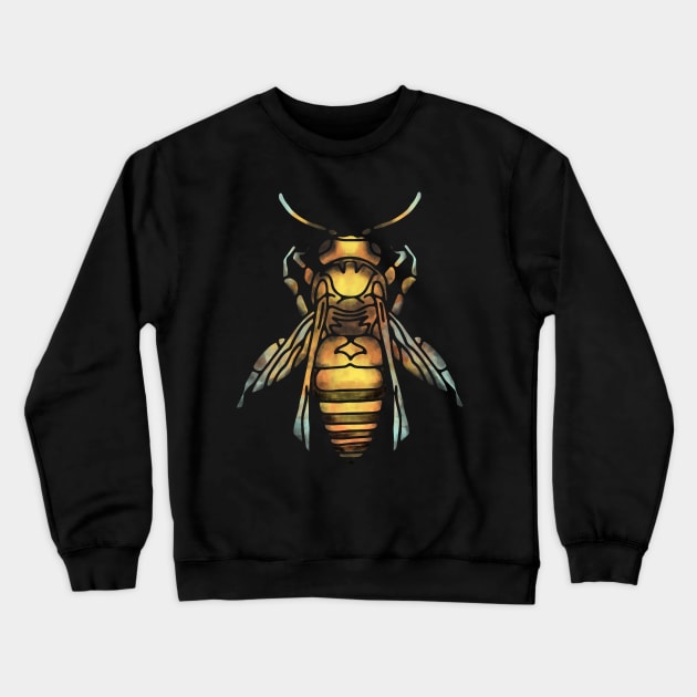 Honey Bee Crewneck Sweatshirt by okpinsArtDesign